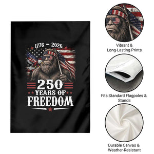 Bigfoot 250 Years Of Freedom Garden Flag Patriotic Sasquatch Lover TS12 Print Your Wear