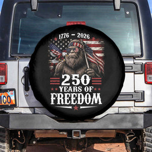 Bigfoot 250 Years Of Freedom Spare Tire Cover Patriotic Sasquatch Lover