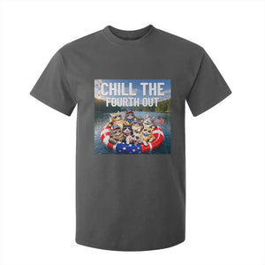 Funny Americana Cat Squad T Shirt For Kid Chill The Fourth Out