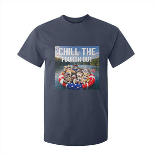 Funny Americana Cat Squad T Shirt For Kid Chill The Fourth Out