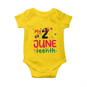 My Second Juneteenth Baby Onesie African American Baby Freedom Day TS12 Daisy Print Your Wear
