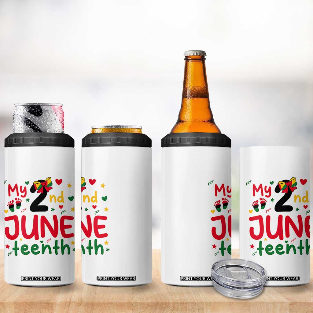 My Second Juneteenth 4 in 1 Can Cooler Tumbler African American Baby Freedom Day TS12 Print Your Wear