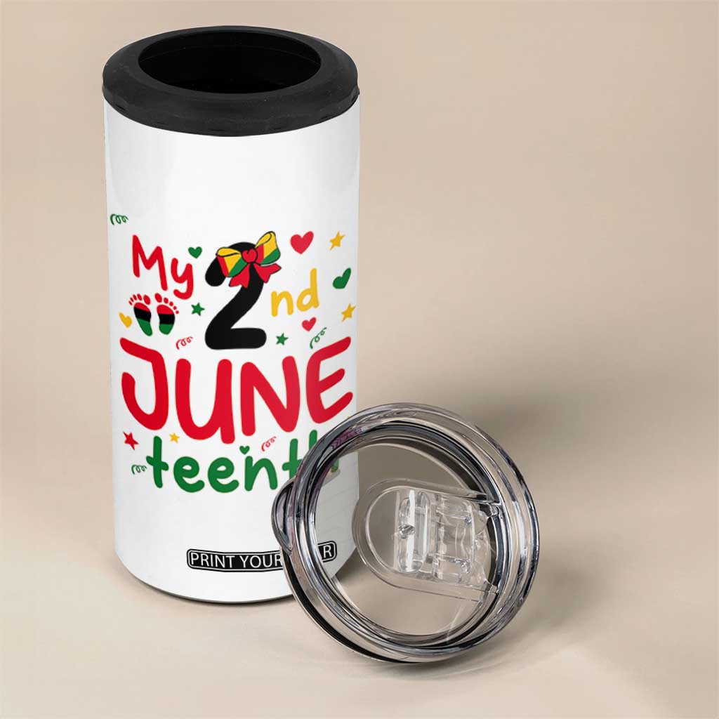 My Second Juneteenth 4 in 1 Can Cooler Tumbler African American Baby Freedom Day TS12 Print Your Wear