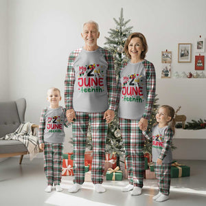 My Second Juneteenth Plaid Pajama Set African American Baby Freedom Day