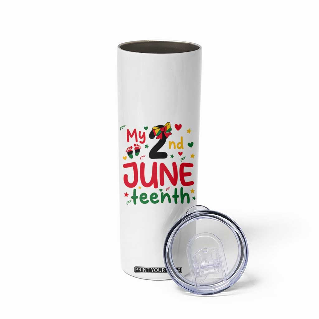 My Second Juneteenth Skinny Tumbler African American Baby Freedom Day TS12 Print Your Wear