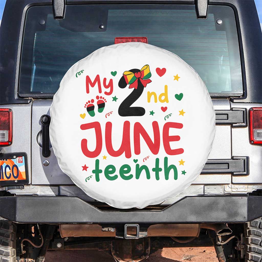 My Second Juneteenth Spare Tire Cover African American Baby Freedom Day