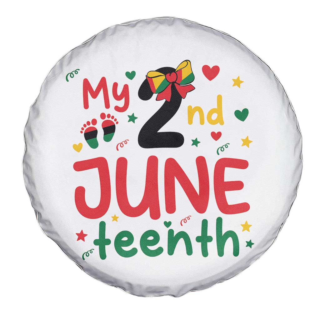 My Second Juneteenth Spare Tire Cover African American Baby Freedom Day