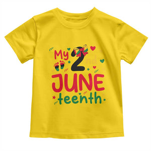 My Second Juneteenth Toddler T Shirt African American Baby Freedom Day TS12 Daisy Print Your Wear