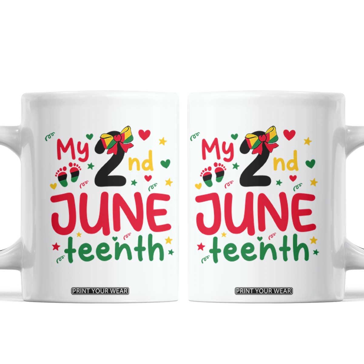 My Second Juneteenth Coffee Mug African American Baby Freedom Day