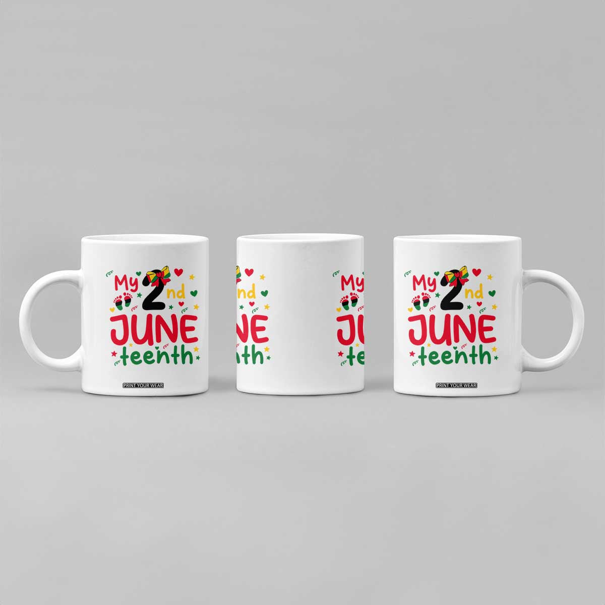 My Second Juneteenth Coffee Mug African American Baby Freedom Day