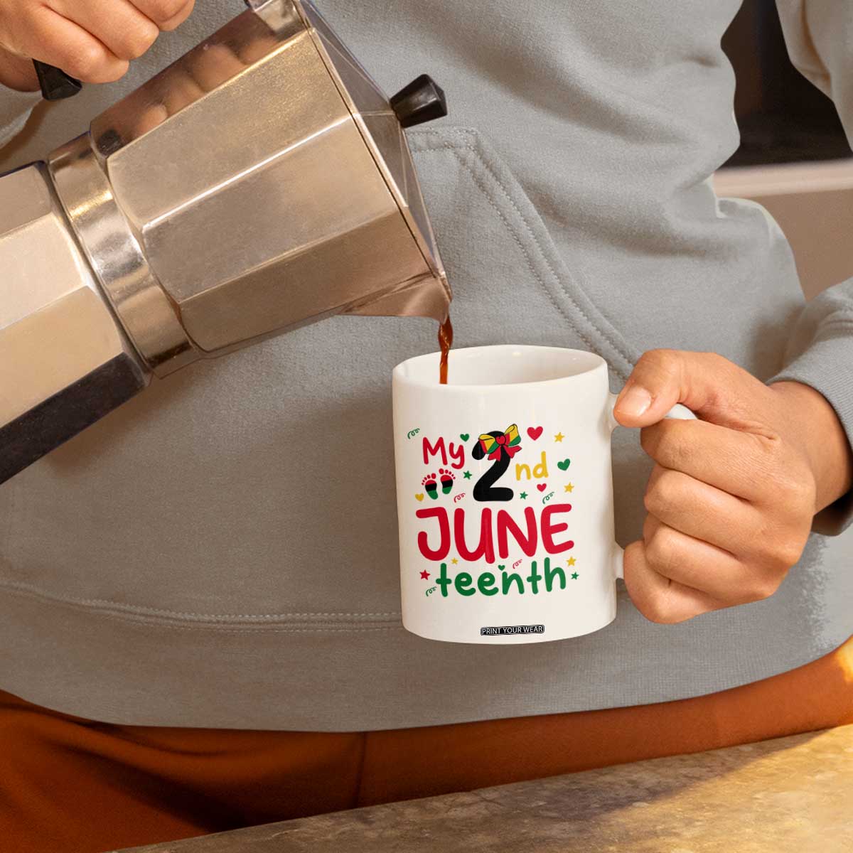 My Second Juneteenth Coffee Mug African American Baby Freedom Day