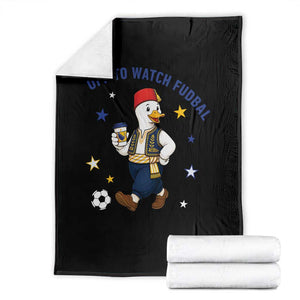 Funny Bosnia Goose Soccer Fan Gift Throw Blanket Off To Watch Fudbal