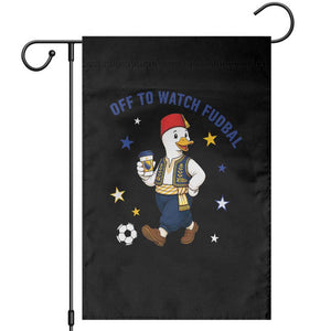 Funny Bosnia Goose Soccer Fan Gift Garden Flag Off To Watch Fudbal