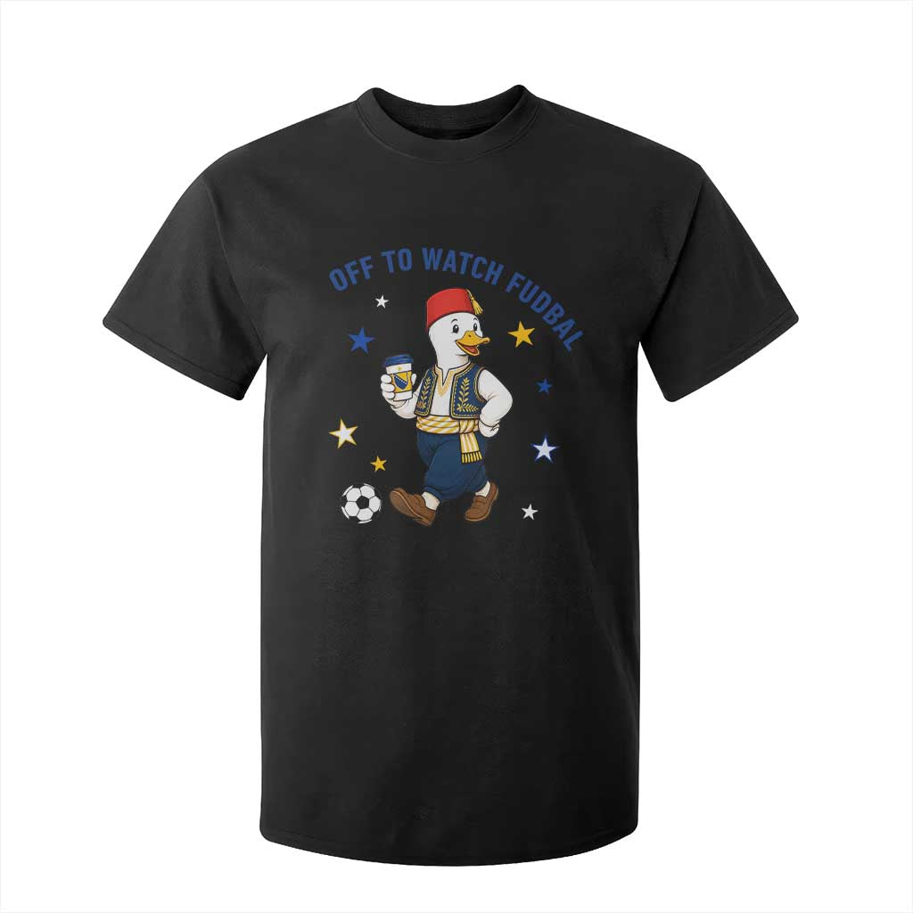 Funny Bosnia Goose Soccer Fan Gift T Shirt For Kid Off To Watch Fudbal