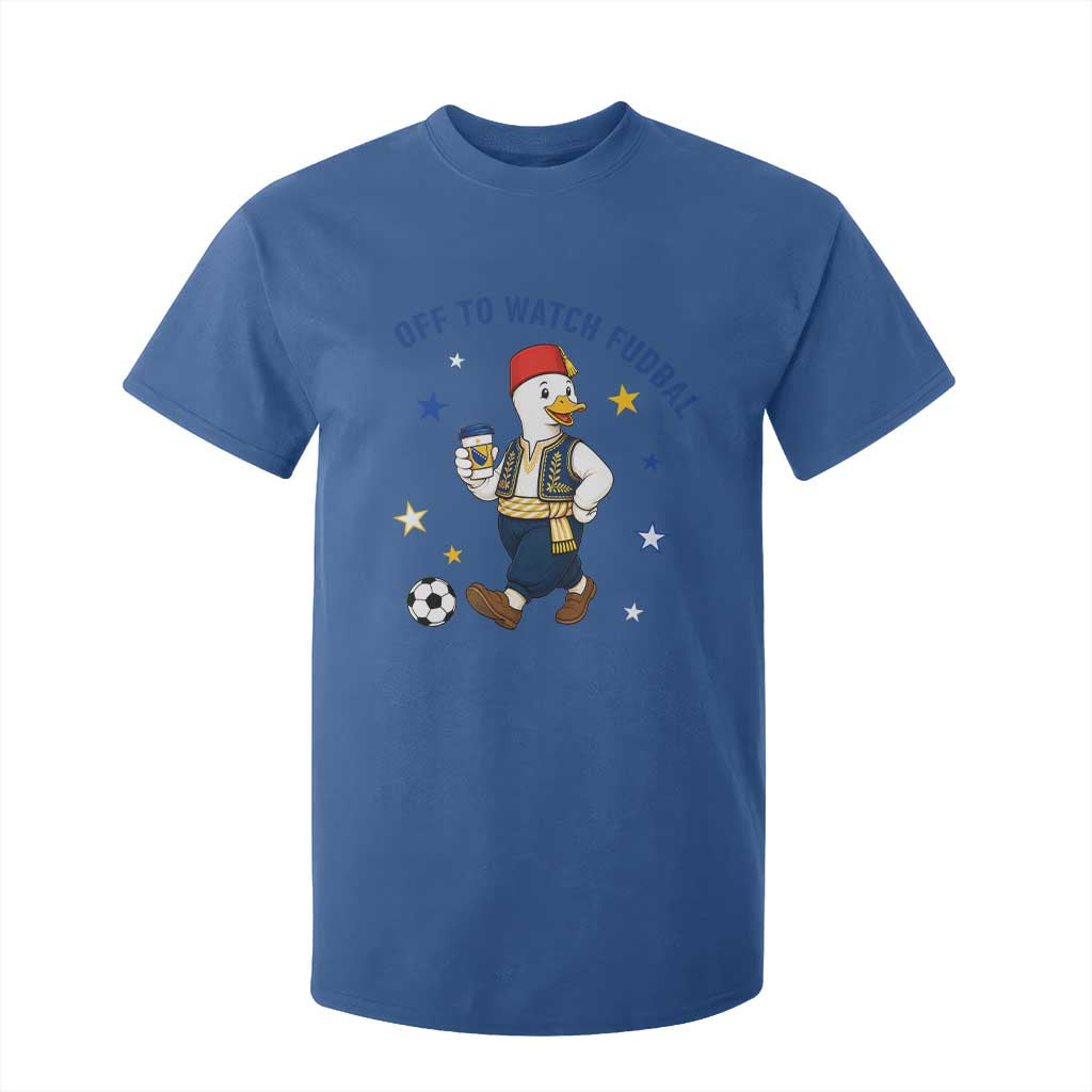 Funny Bosnia Goose Soccer Fan Gift T Shirt For Kid Off To Watch Fudbal
