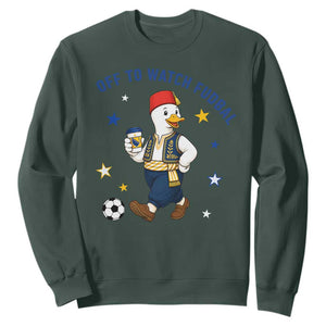 Funny Bosnia Goose Soccer Fan Gift Sweatshirt Off To Watch Fudbal