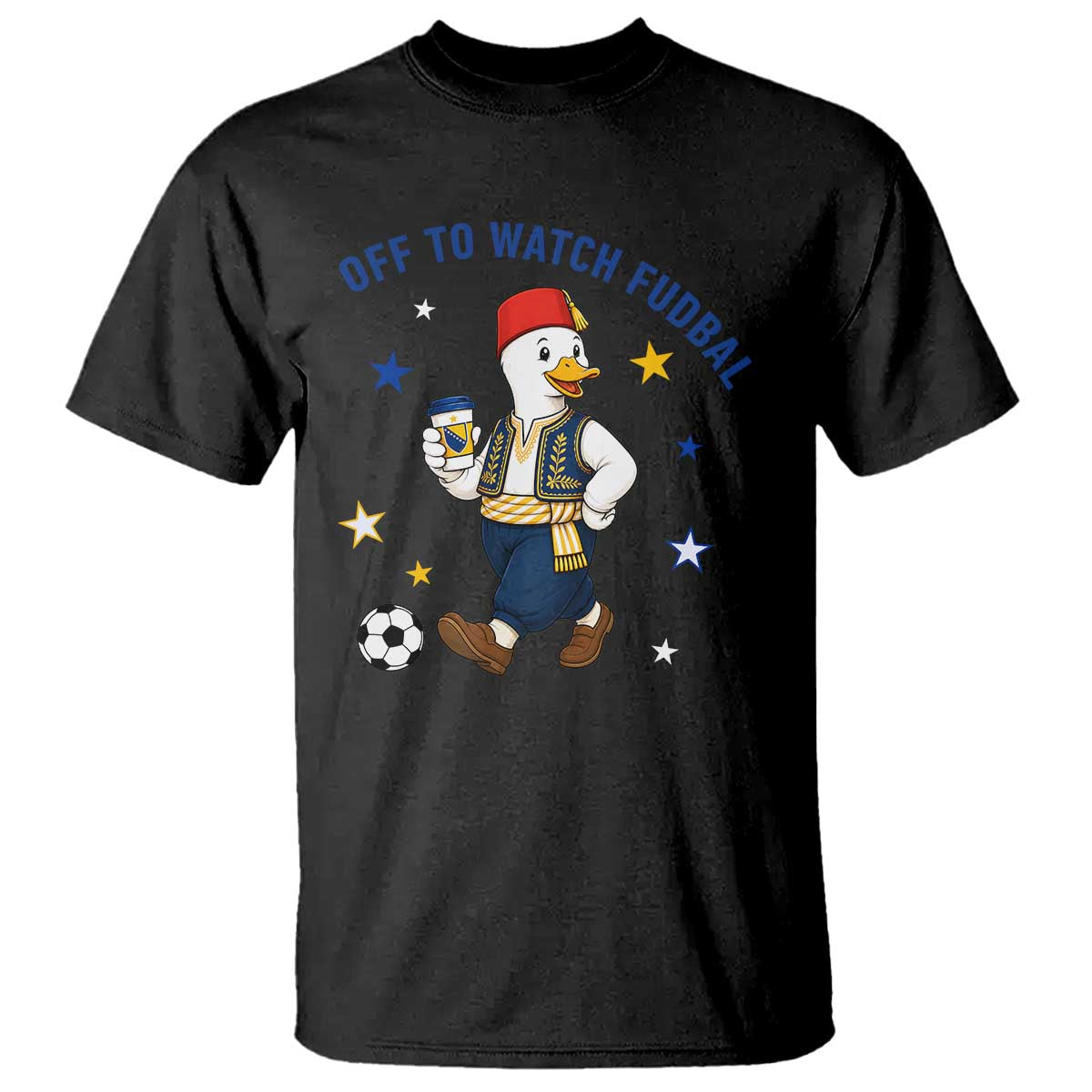 Funny Bosnia Goose Soccer Fan Gift T Shirt Off To Watch Fudbal