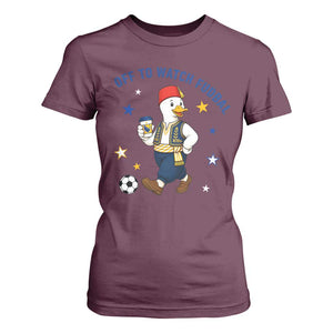 Funny Bosnia Goose Soccer Fan Gift T Shirt For Women Off To Watch Fudbal