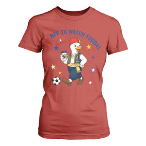 Funny Bosnia Goose Soccer Fan Gift T Shirt For Women Off To Watch Fudbal