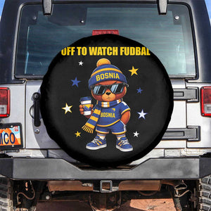 Funny Bosnia Teddy Bear Game Day Gift Spare Tire Cover Off To Watch Fudbal