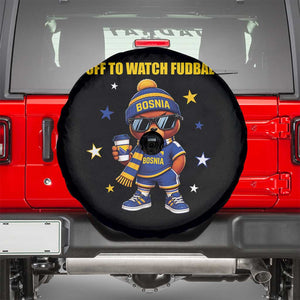 Funny Bosnia Teddy Bear Game Day Gift Spare Tire Cover Off To Watch Fudbal