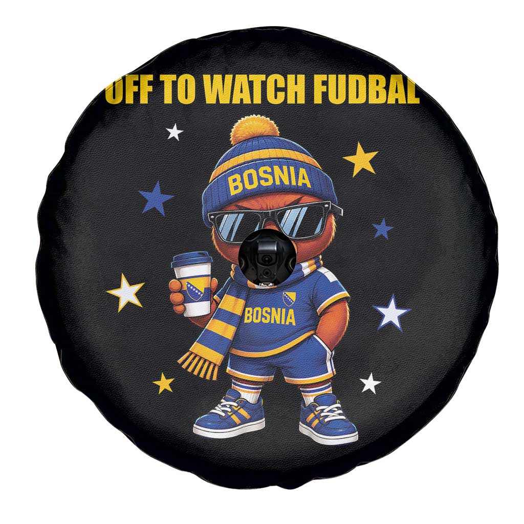 Funny Bosnia Teddy Bear Game Day Gift Spare Tire Cover Off To Watch Fudbal