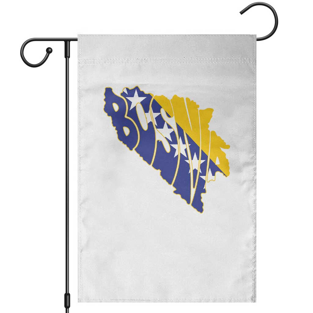 Bosnia And Herzegovina Word Art Map Garden Flag Bosnian Pride Gift TS12 White Print Your Wear
