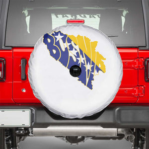 Bosnia And Herzegovina Word Art Map Spare Tire Cover Bosnian Pride Gift