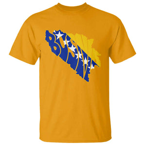 Bosnia And Herzegovina Word Art Map T Shirt Bosnian Pride Gift