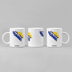 Bosnia And Herzegovina Word Art Map Coffee Mug Bosnian Pride Gift
