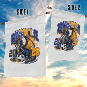 Bosnian Dragon Fudbal Fan Garden Flag Bosnia And Herzegovina Pride