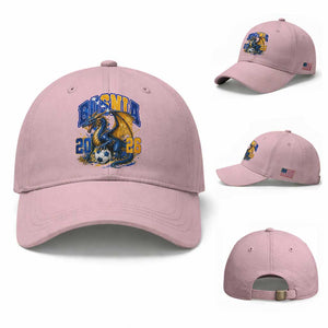 Bosnian Dragon Fudbal Fan Baseball Cap Bosnia And Herzegovina Pride