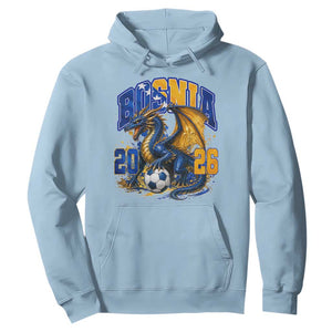 Bosnian Dragon Fudbal Fan Hoodie Bosnia And Herzegovina Pride