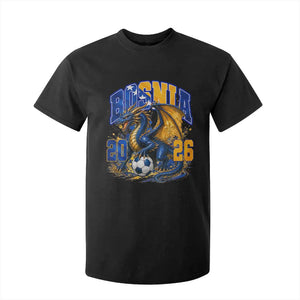 Bosnian Dragon Fudbal Fan T Shirt For Kid Bosnia And Herzegovina Pride