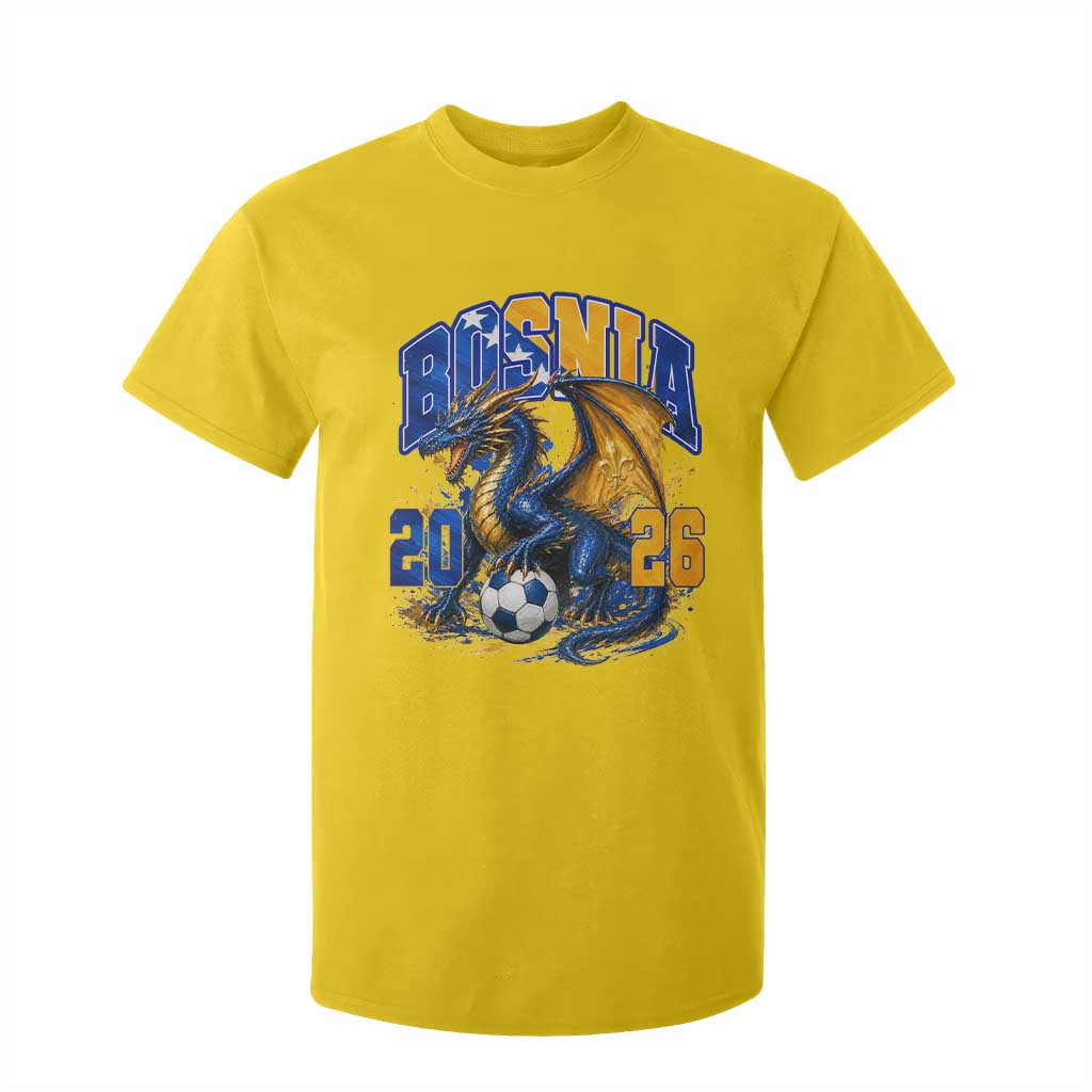 Bosnian Dragon Fudbal Fan T Shirt For Kid Bosnia And Herzegovina Pride