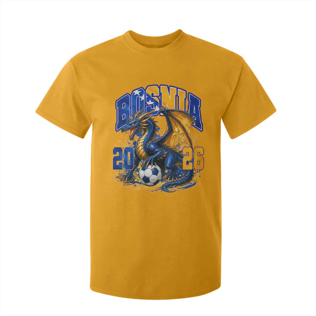 Bosnian Dragon Fudbal Fan T Shirt For Kid Bosnia And Herzegovina Pride