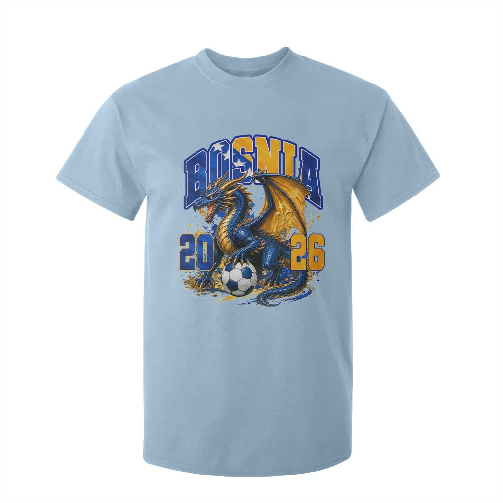 Bosnian Dragon Fudbal Fan T Shirt For Kid Bosnia And Herzegovina Pride