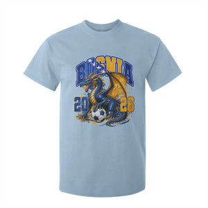 Bosnian Dragon Fudbal Fan T Shirt For Kid Bosnia And Herzegovina Pride