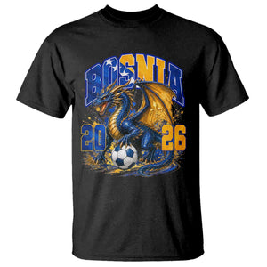 Bosnian Dragon Fudbal Fan T Shirt Bosnia And Herzegovina Pride