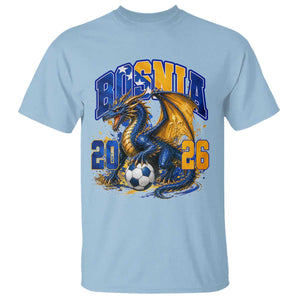 Bosnian Dragon Fudbal Fan T Shirt Bosnia And Herzegovina Pride