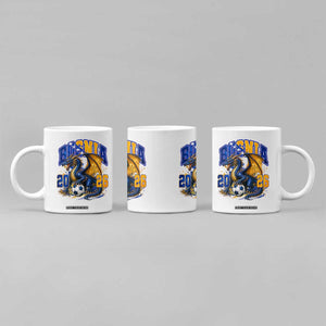 Bosnian Dragon Fudbal Fan Coffee Mug Bosnia And Herzegovina Pride