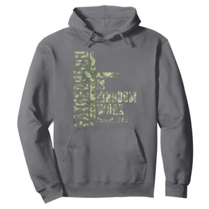 Fatherhood Is Kingdom Work Hoodie Camo Christian Fathers Day Gift
