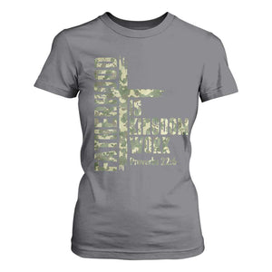 Fatherhood Is Kingdom Work T Shirt For Women Camo Christian Fathers Day Gift