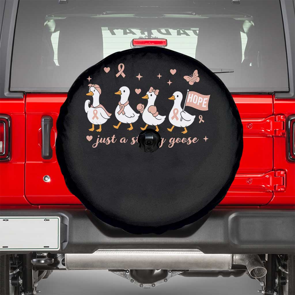 Funny Endometrial Cancer Goose Spare Tire Cover Just A Strong Goose