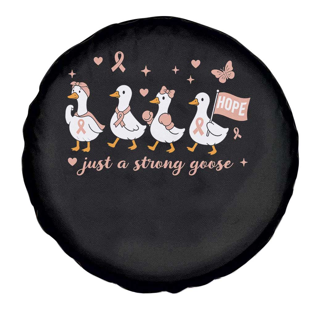 Funny Endometrial Cancer Goose Spare Tire Cover Just A Strong Goose