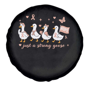 Funny Endometrial Cancer Goose Spare Tire Cover Just A Strong Goose