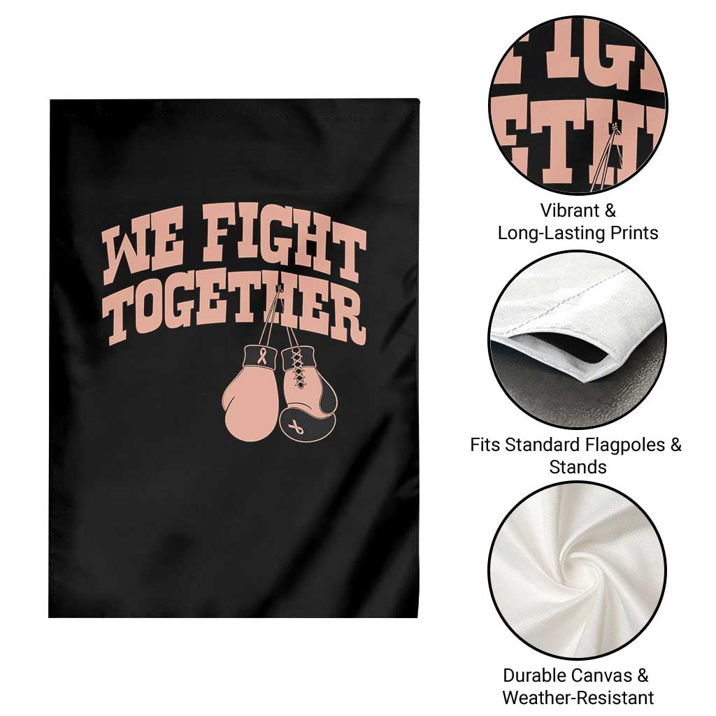 Endometrial Cancer Warrior Garden Flag We Fight Together Boxing Gift