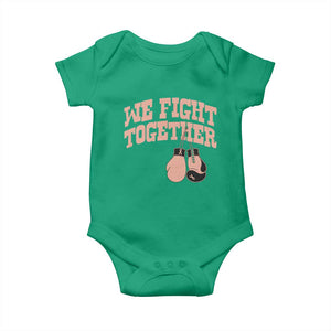 Endometrial Cancer Warrior Baby Onesie We Fight Together Boxing Gift