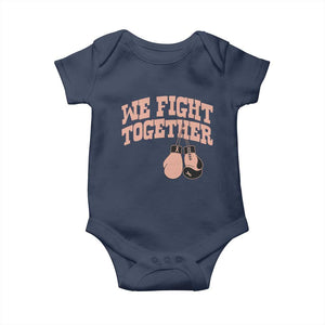 Endometrial Cancer Warrior Baby Onesie We Fight Together Boxing Gift