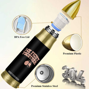 Endometrial Cancer Warrior Bullet Tumbler We Fight Together Boxing Gift